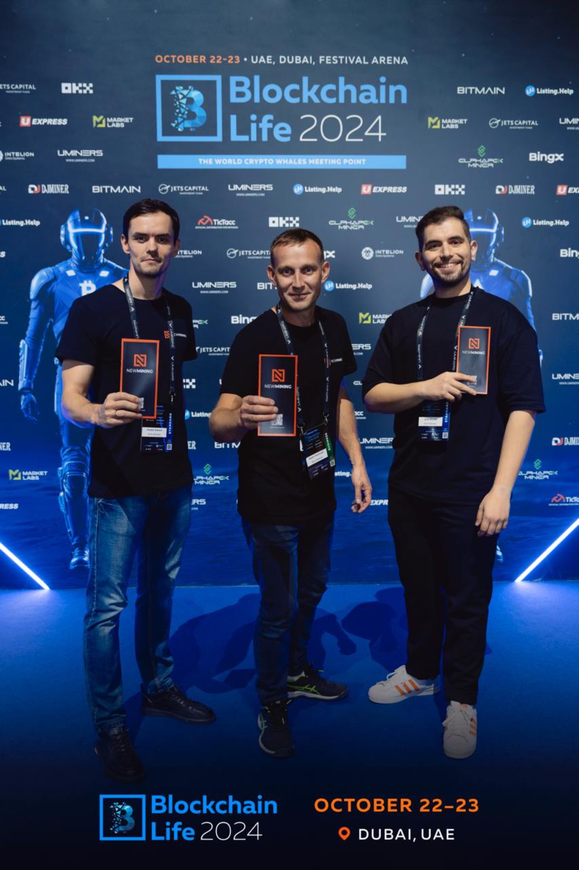 Team at Blockchain Life 2024 Dubai